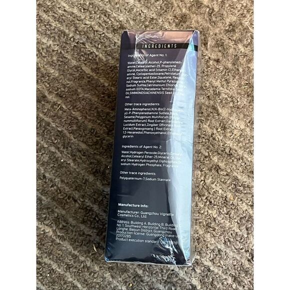 New in Box! Nova Hair Black Hair Dye Shampoo 200 mL - Picture 2 of 4